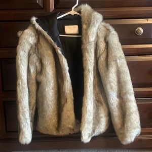 Zara fur coat.